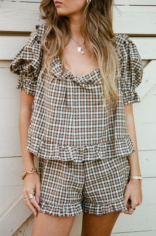 Boheme Shorties ~ Plaid