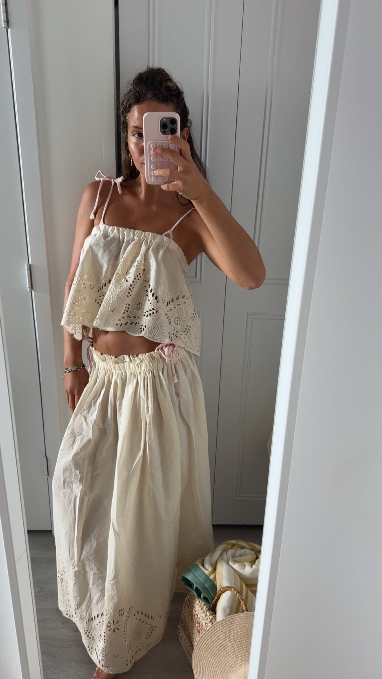 Eyelet Cotton Set