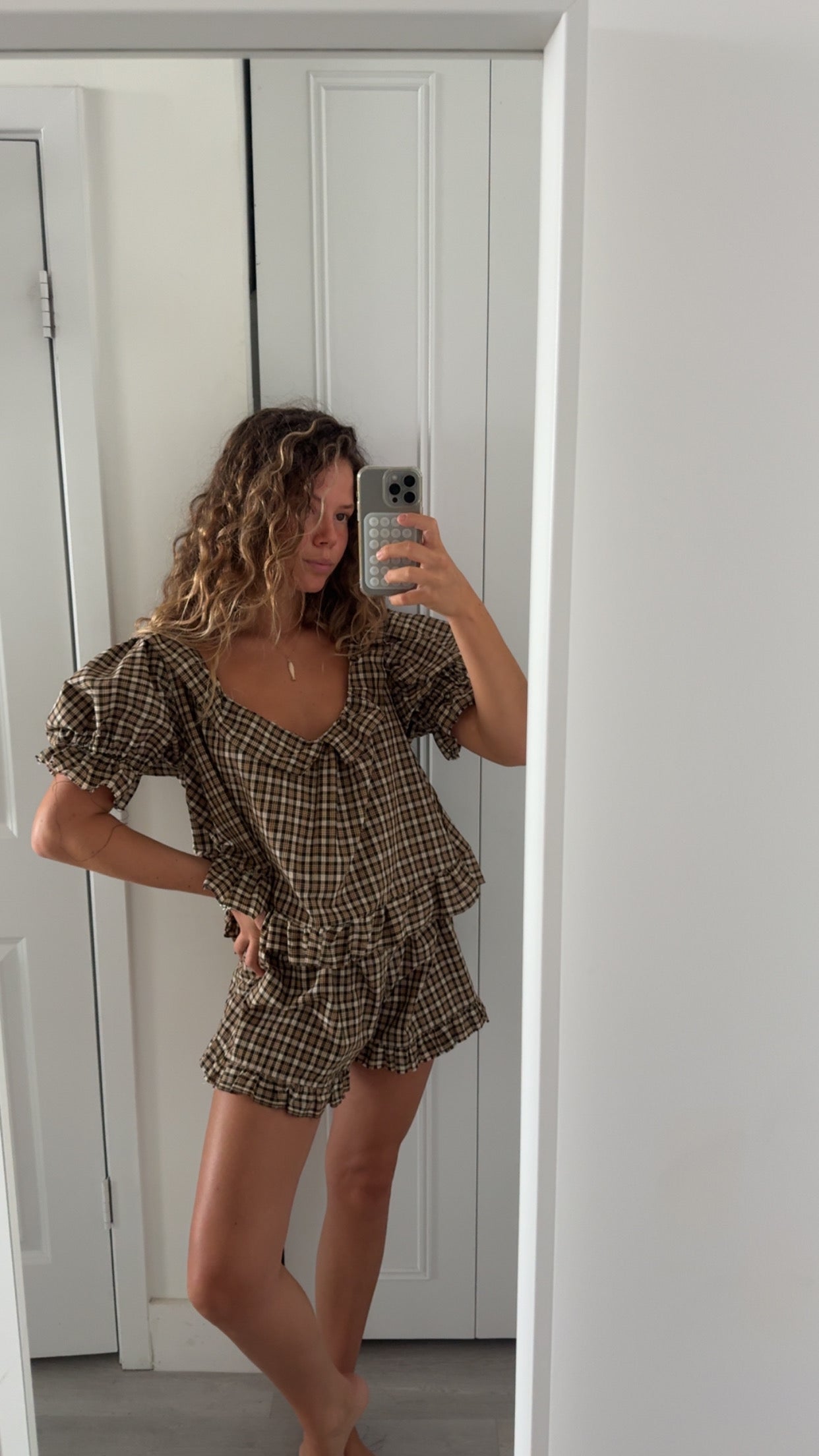 Boheme Blouse ~ Plaid