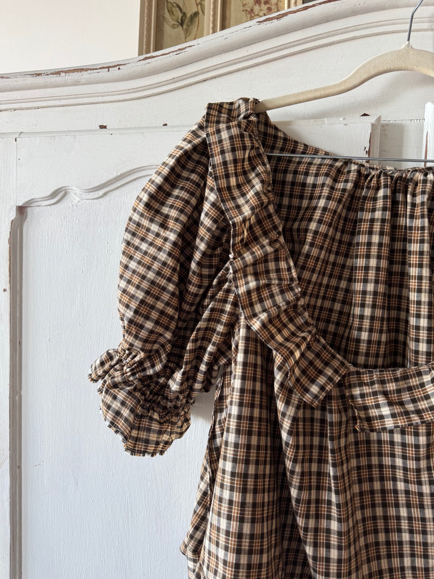 Boheme Blouse ~ Plaid
