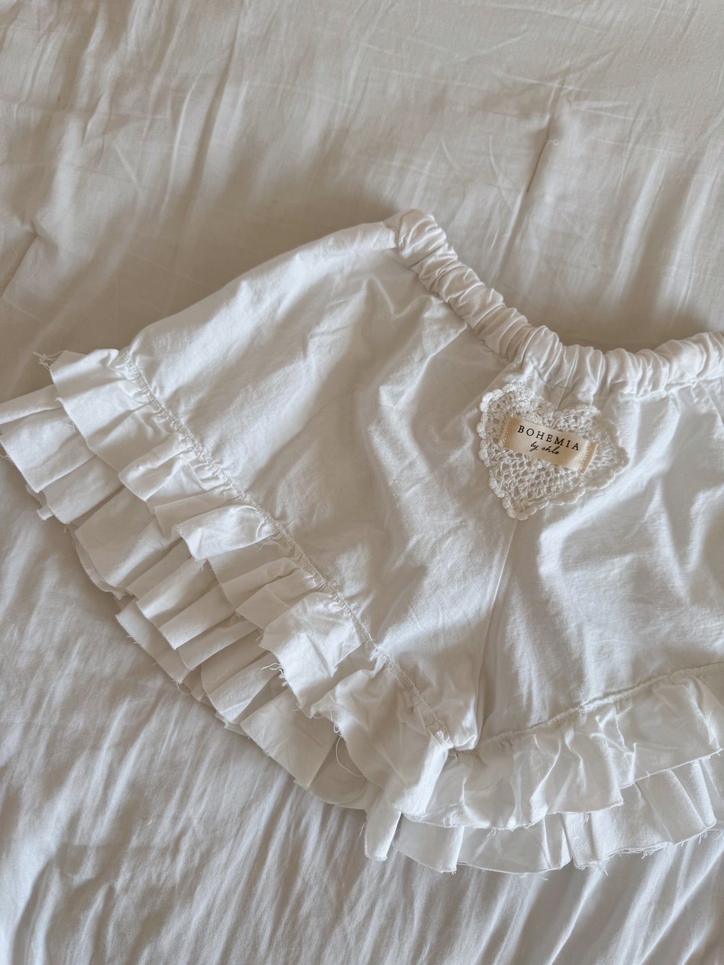 Vanilla Crème Bloomer Shorts