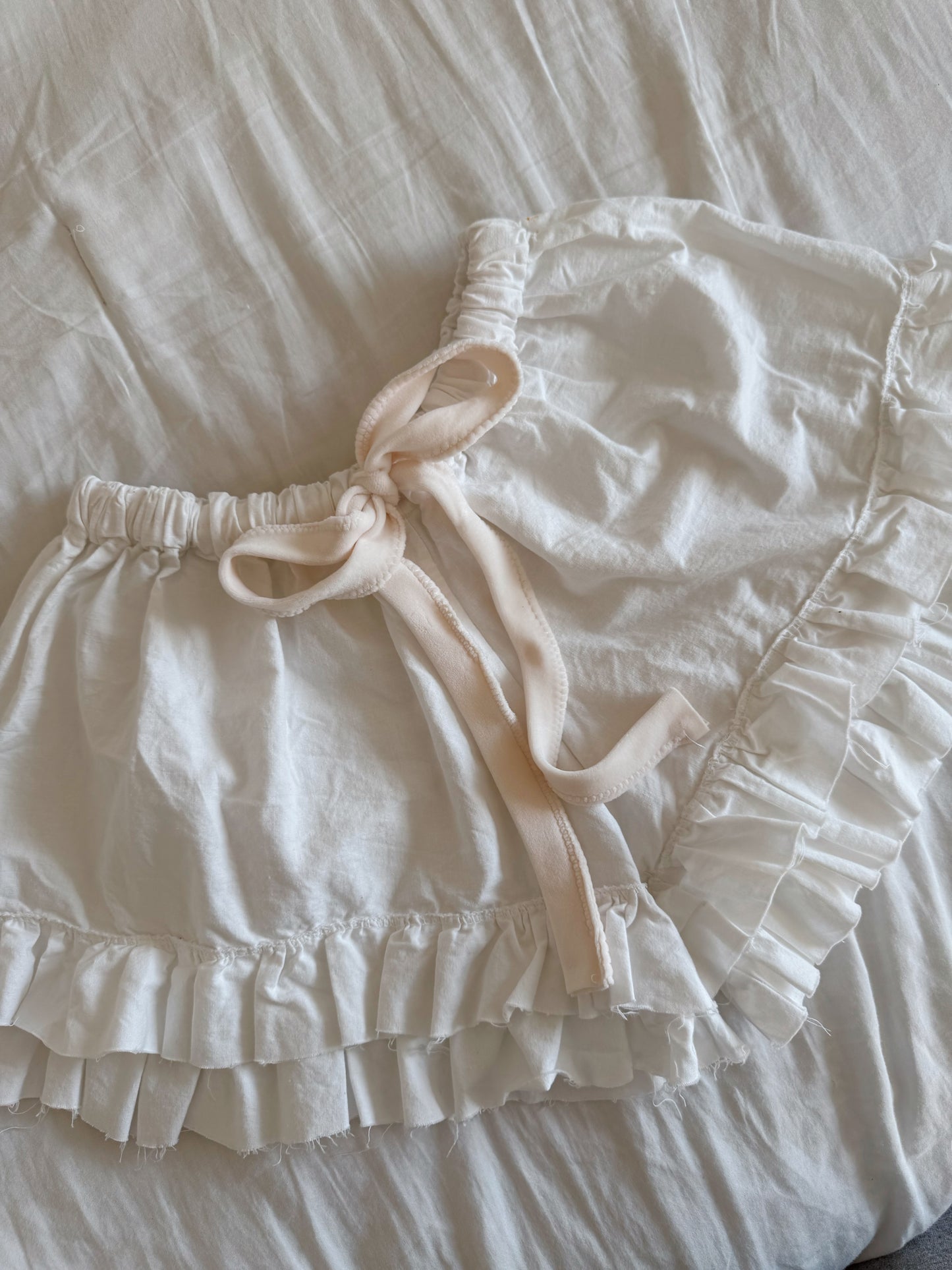 Vanilla Crème Bloomer Shorts