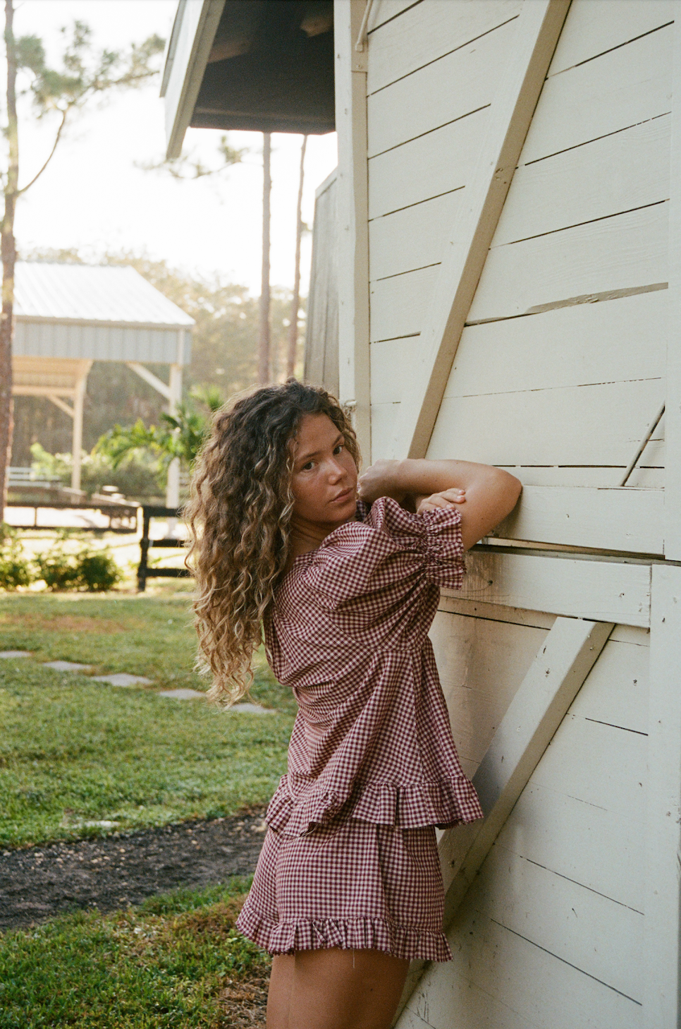Boheme Blouse ~ Gingham