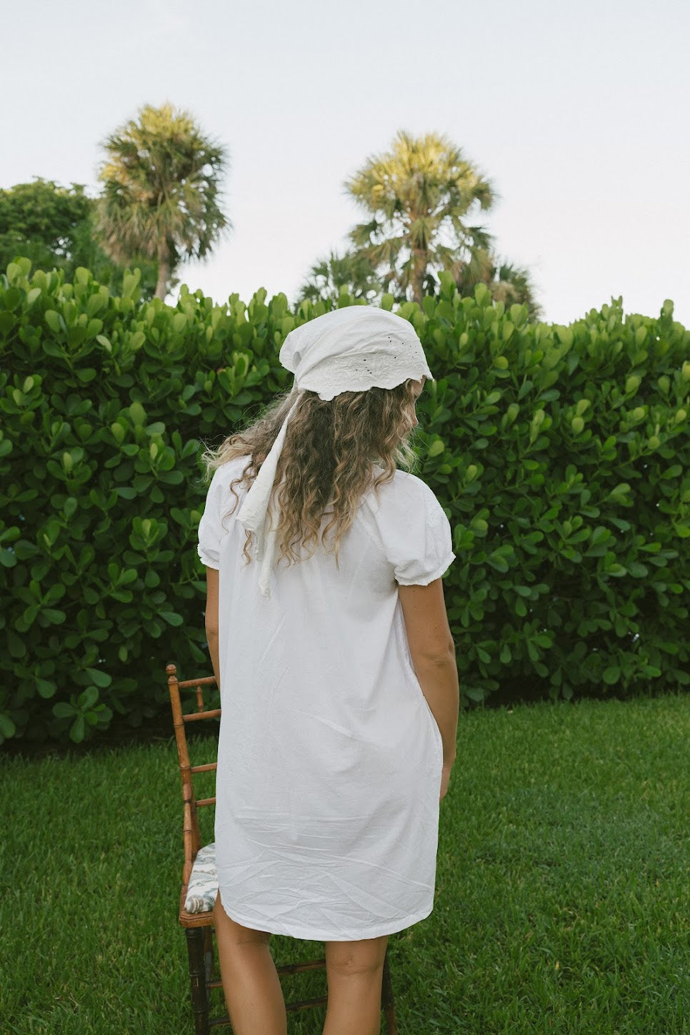 Ivory Embroidered Mini