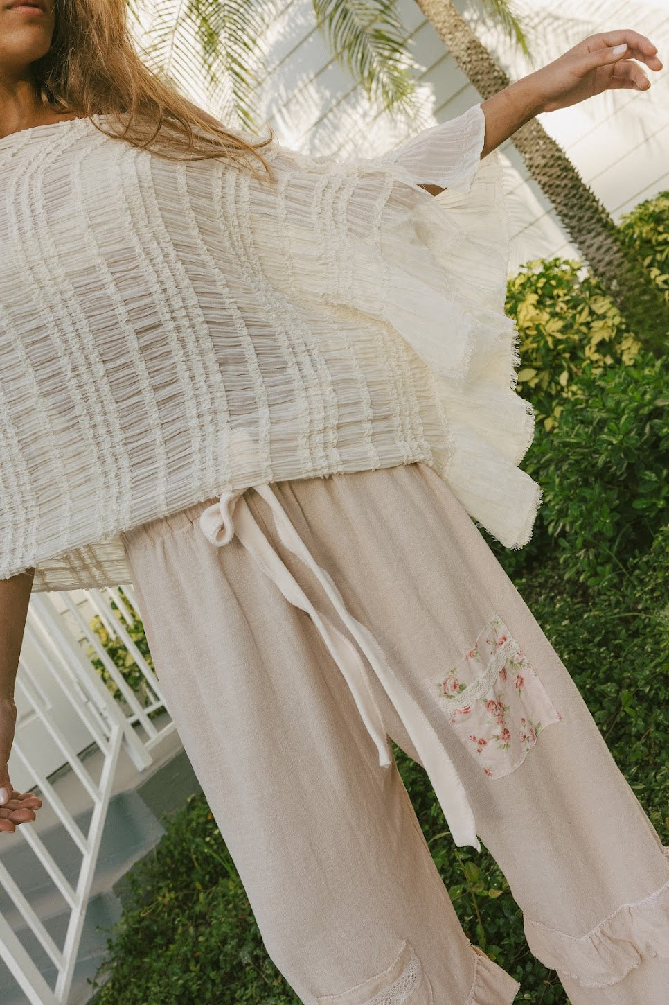 Woven Ivory Shawl