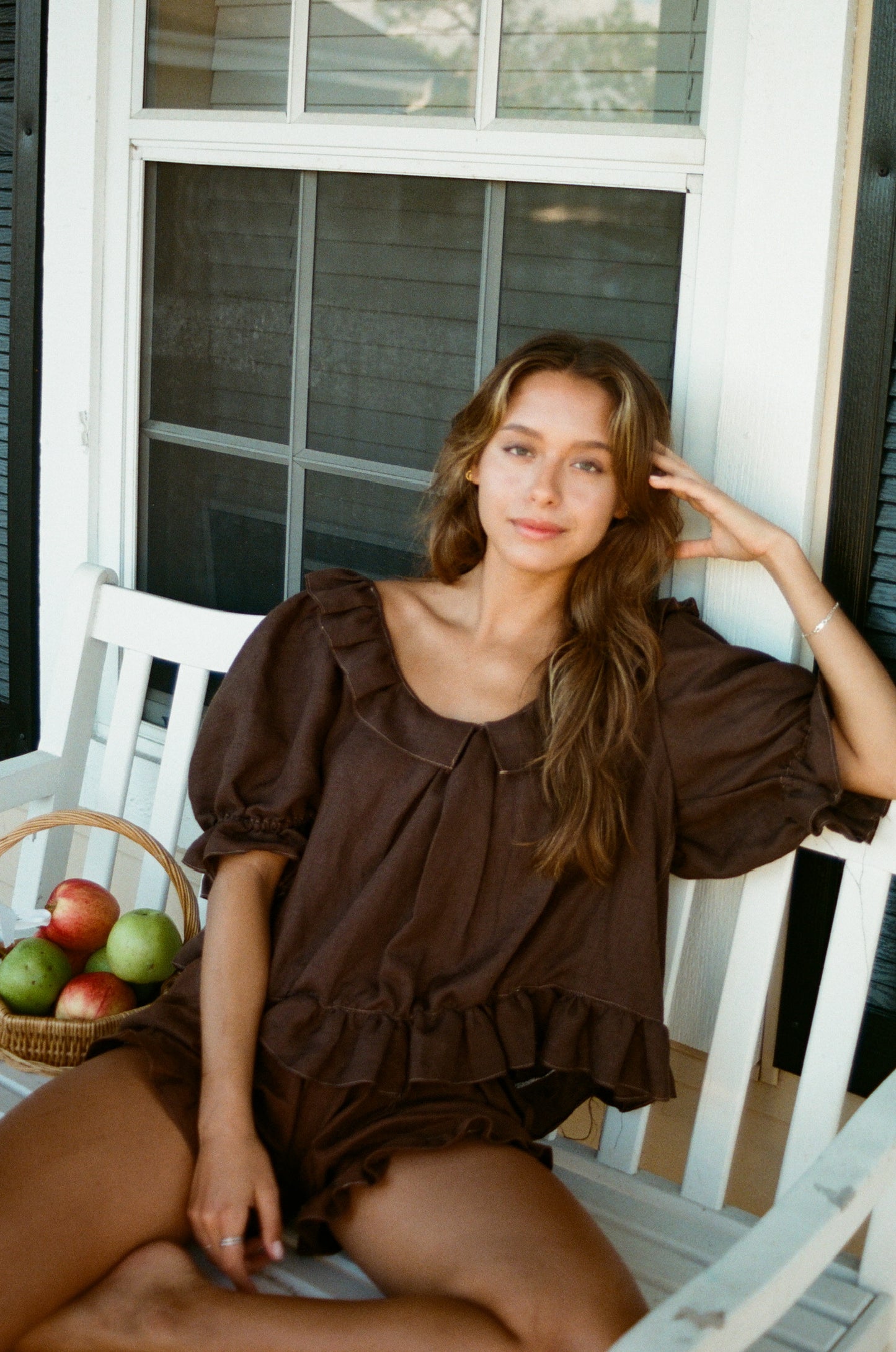 Boheme Blouse ~ Cocoa