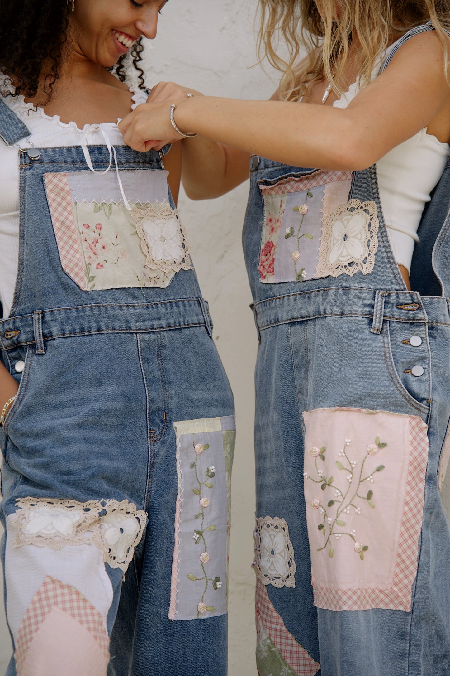 Vintage Bloom Overalls