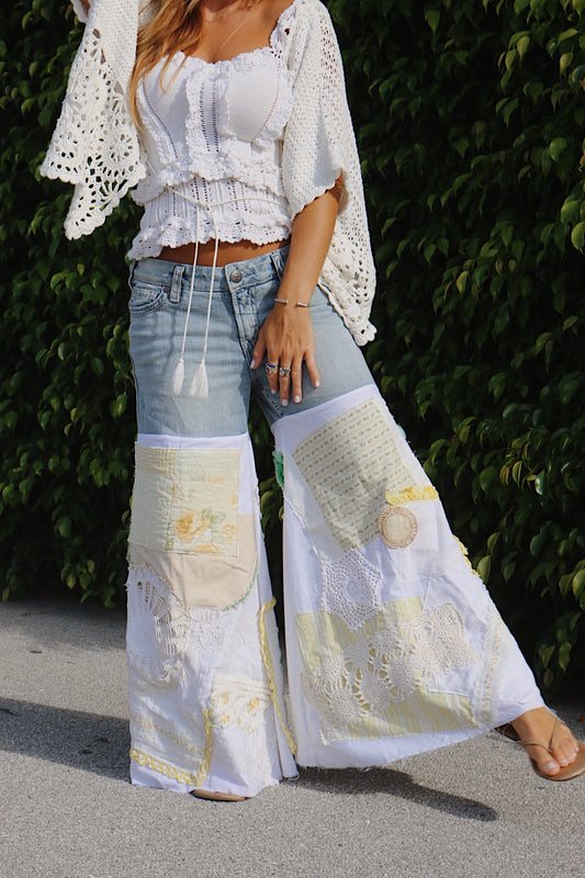 Sunflower Denim Flares