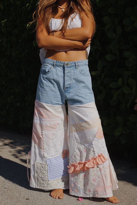 Vintage Summer Denim Flares