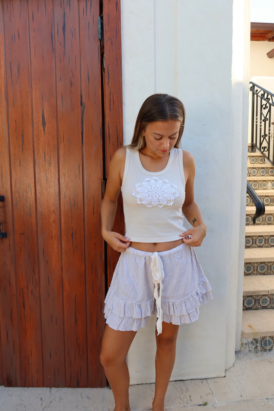 Doily Crochet Tank Top