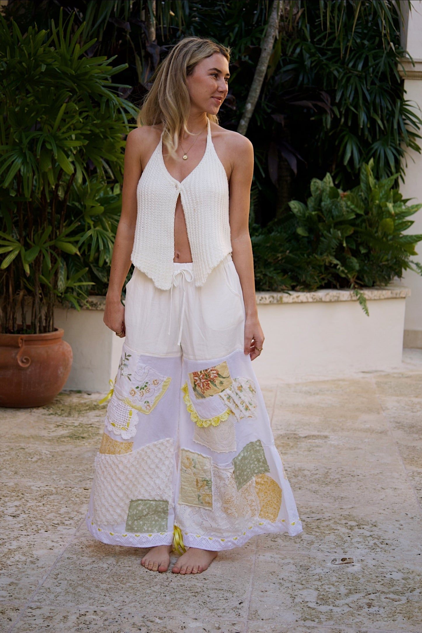 Limoncello Patchwork Flares