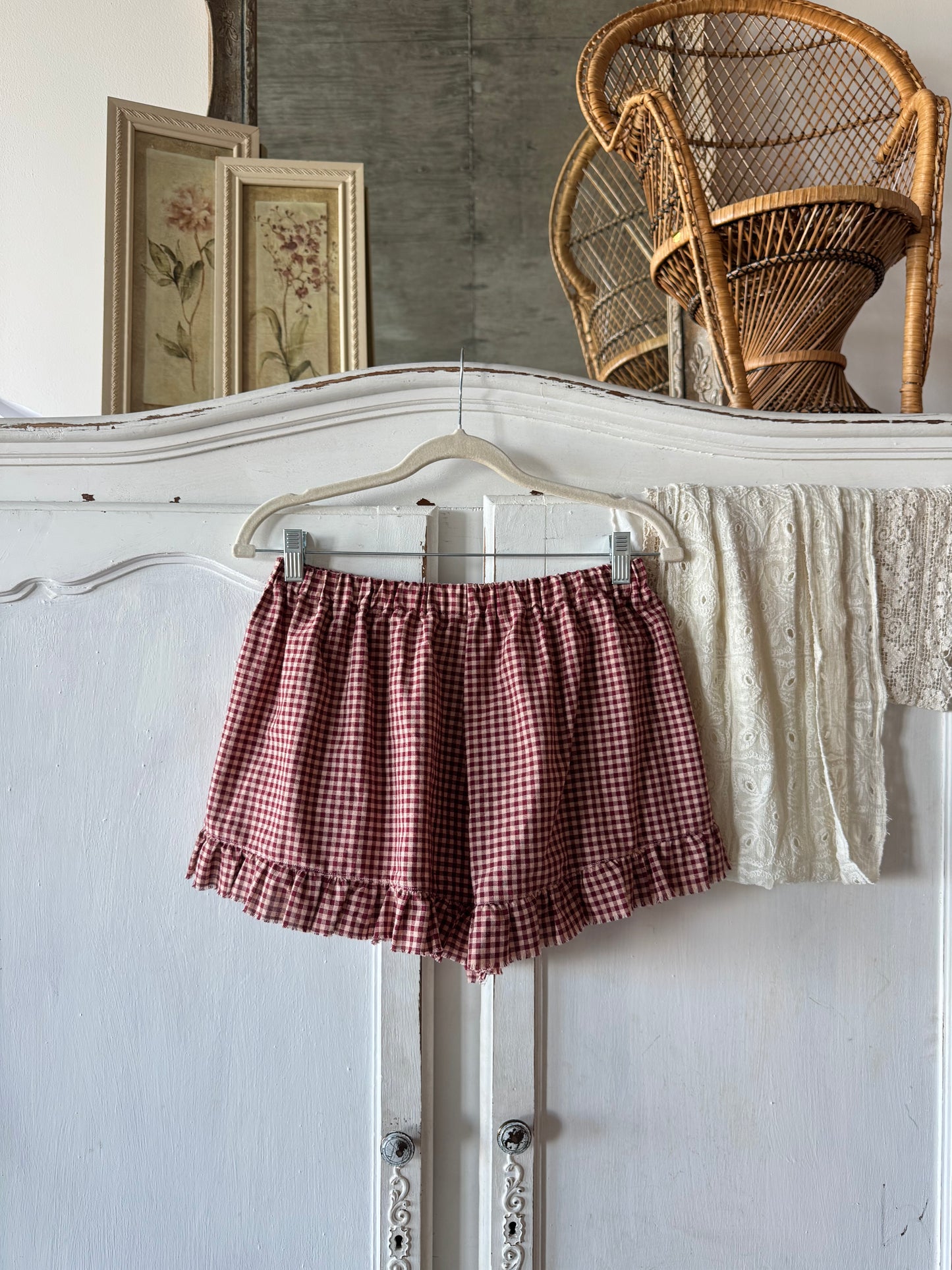 Boheme Shorties ~ Gingham