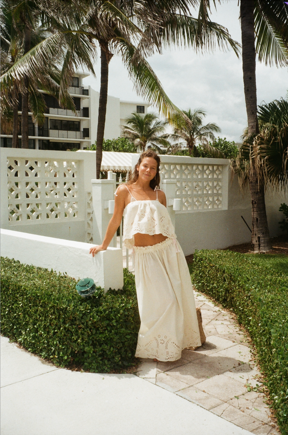 Eyelet Cotton Set