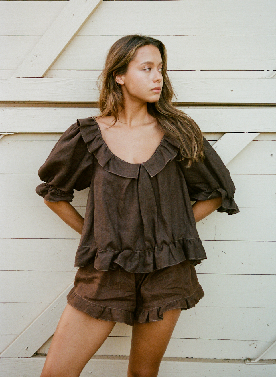 Boheme Blouse ~ Cocoa