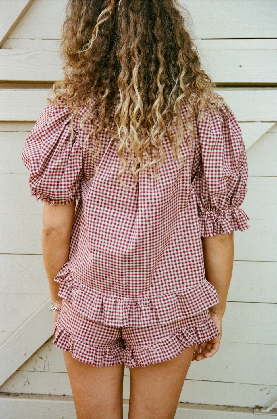 Boheme Blouse ~ Gingham