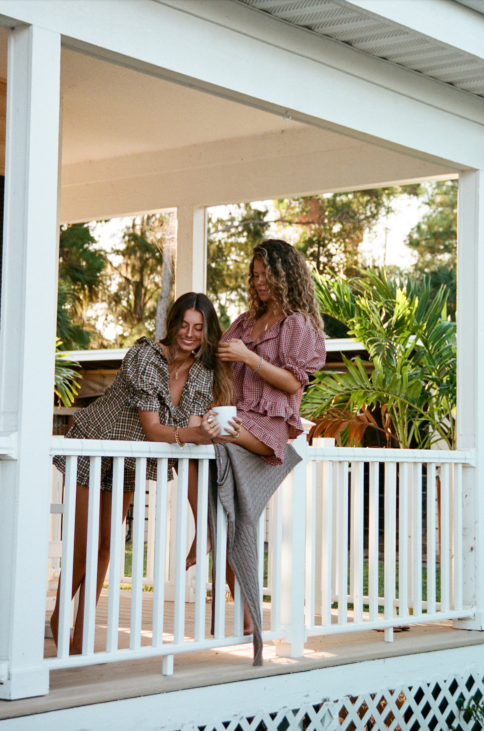 Boheme Blouse ~ Gingham