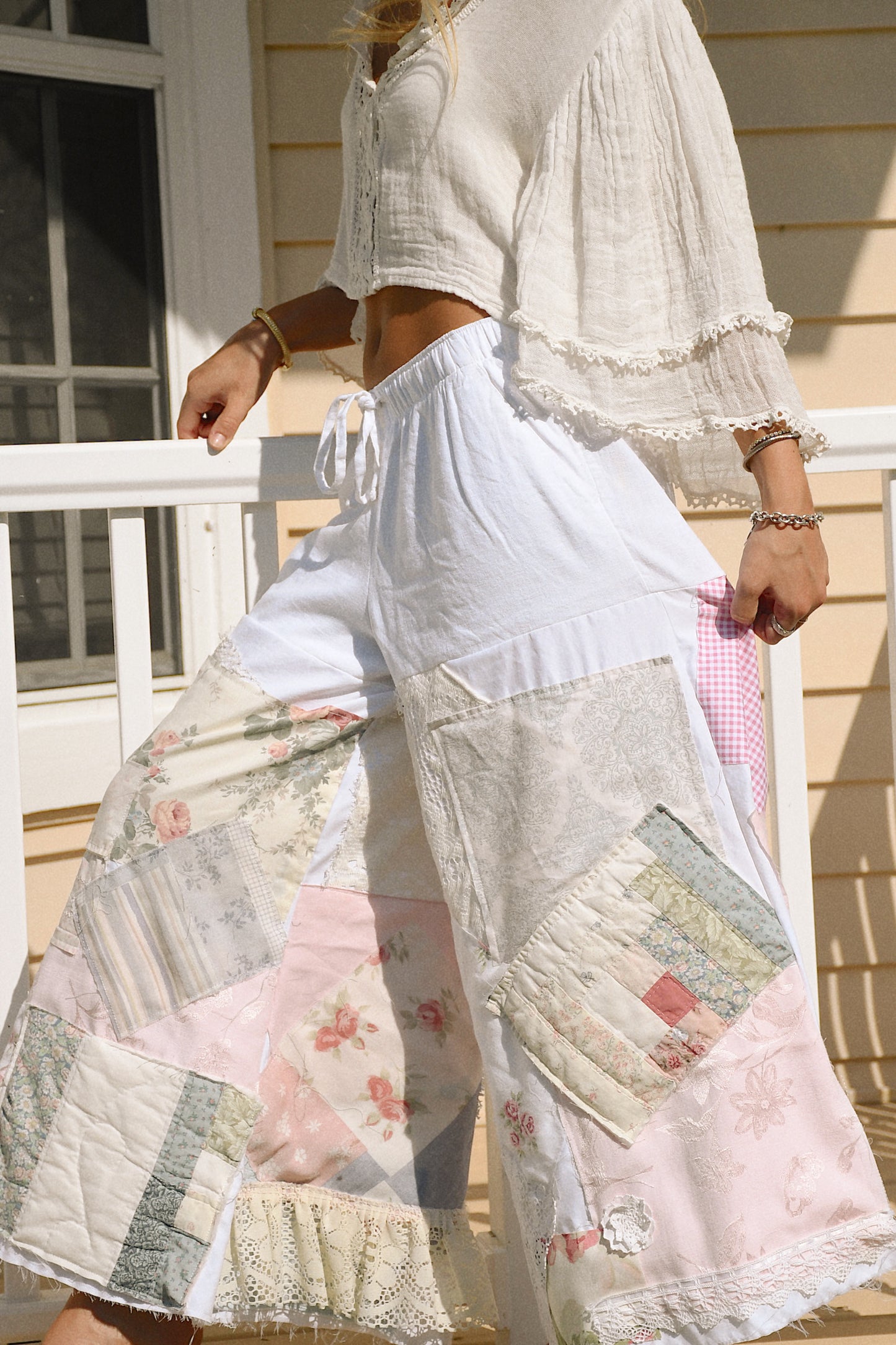 Candy Skies Patchwork Trousers