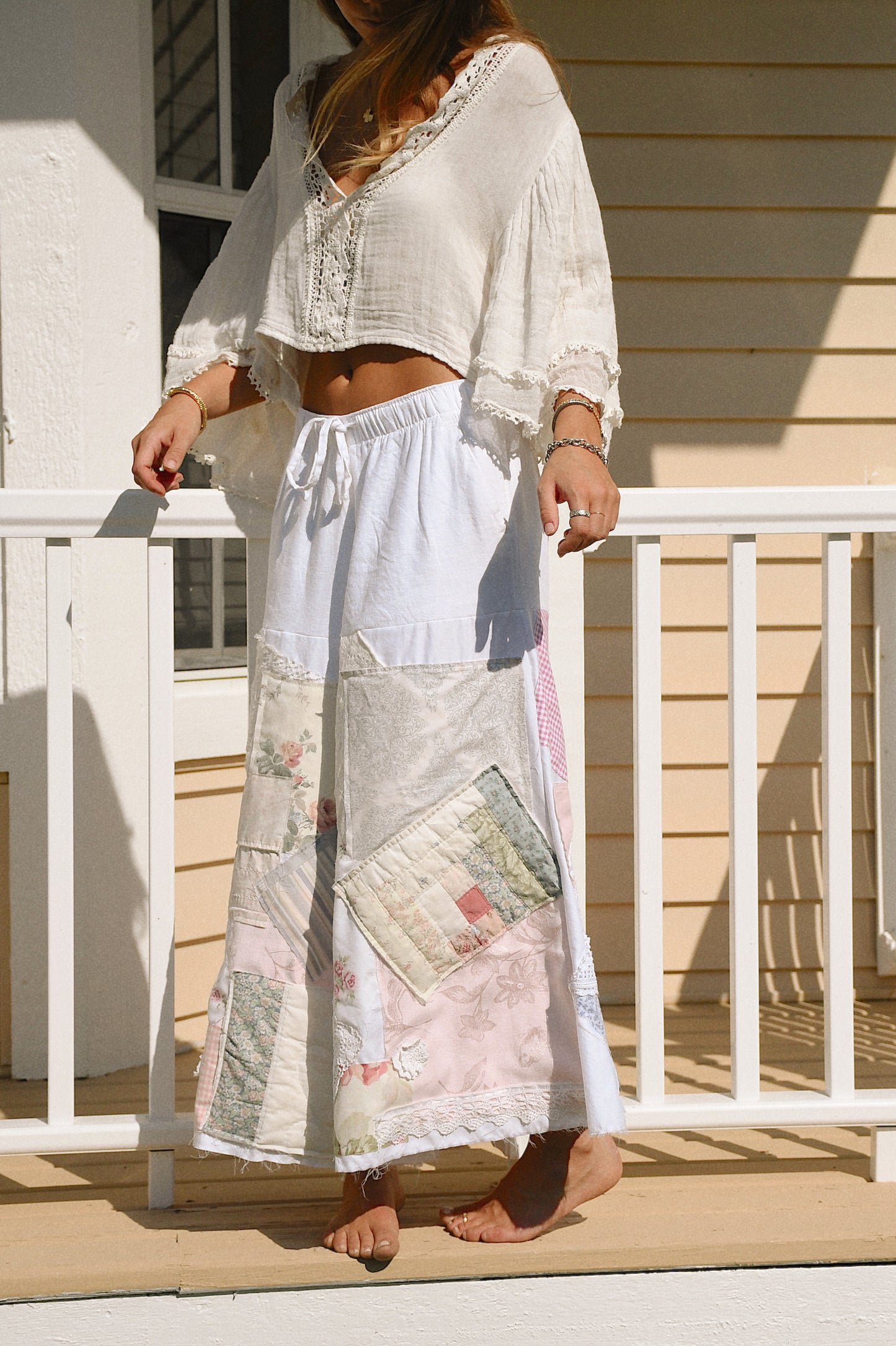 Candy Skies Patchwork Trousers